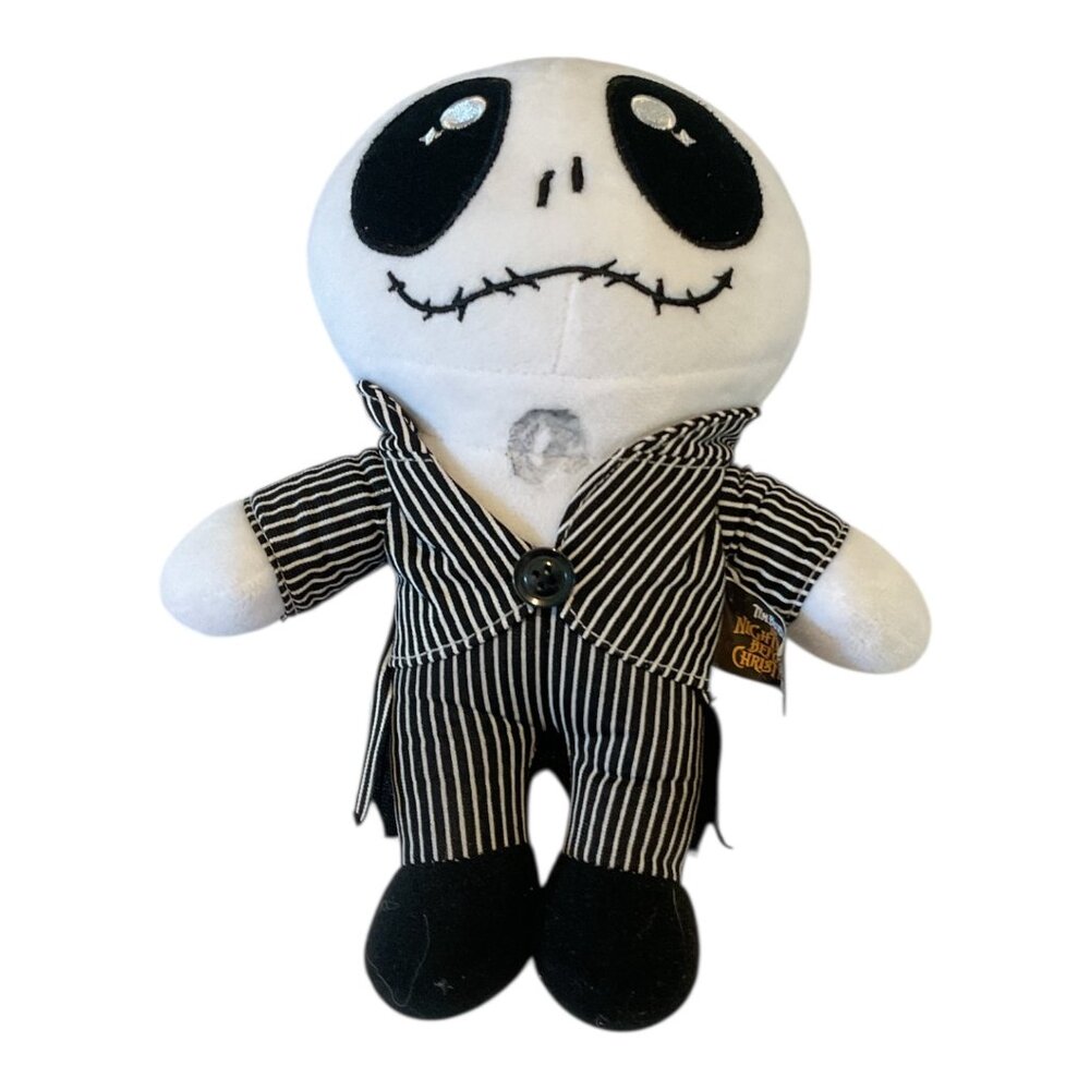 DISNEY Jack Skellington Plush Doll Nightmare Before Christmas  9 1/2" **READ